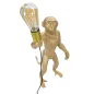 LAMPA STOŁOWA MONKEY ZŁOTA 26X34X55 cm
